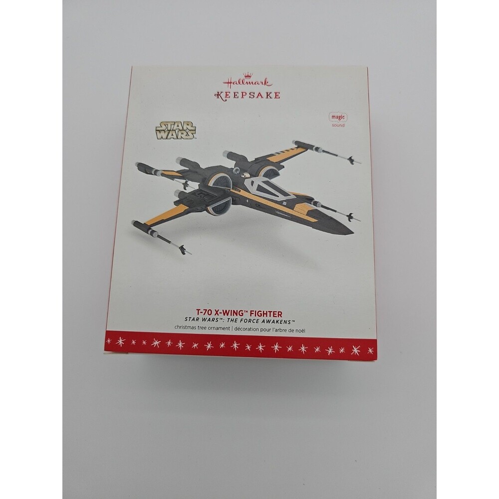 T-70 X-Wing Fighter - 2016 HALLMARK ORNAMENT - STAR WARS 9-7-60